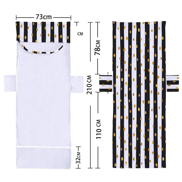 Stripe Beach Chair Cover - Stripe Beach Chair Cover - Image 1 of 3