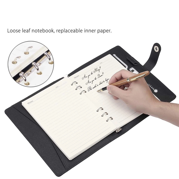 LED LOGO NoteBook with 8000mAh Power Bank USB Drive Gift Set - LED LOGO NoteBook with 8000mAh Power Bank USB Drive Gift Set - Image 4 of 5