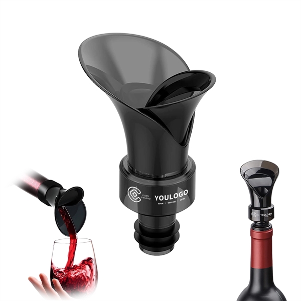 2 In 1 Design  Reusable Wine Stopper Pourer