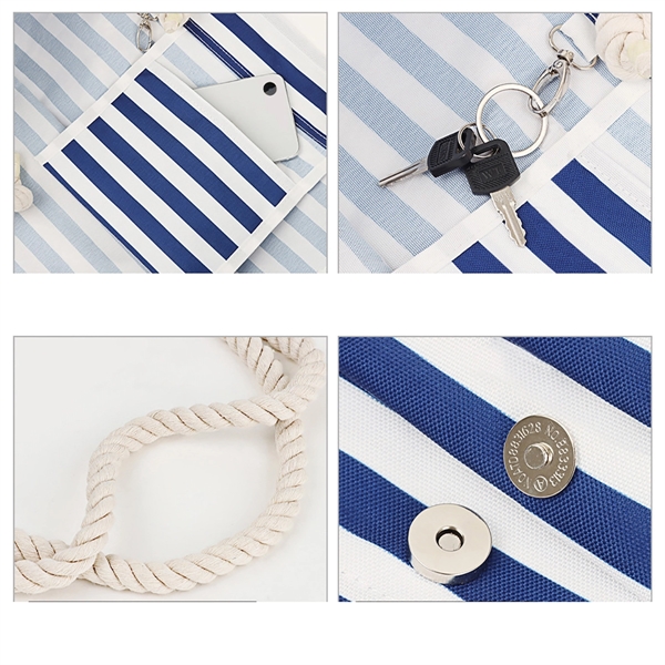 Beach Tote Shoulder Bag - Beach Tote Shoulder Bag - Image 3 of 7