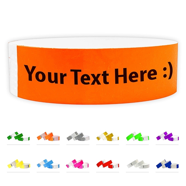 Custom Premium Paper Wristbands - Custom Premium Paper Wristbands - Image 0 of 5