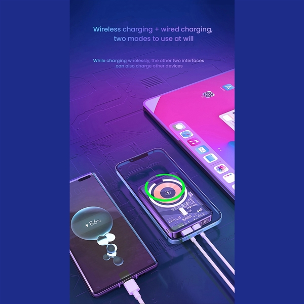 5000Mah Foldable Magnetic Wireless Power Bank - 5000Mah Foldable Magnetic Wireless Power Bank - Image 3 of 4