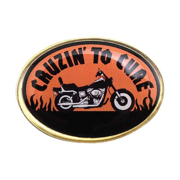 Custom Lapel Pin, Full Color Dome 6 Day USA Production