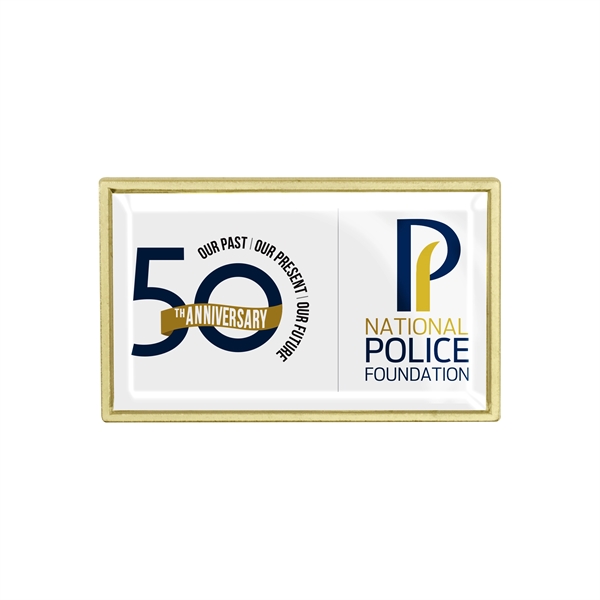 Lapel Pin w/ Magnet Backing, Full Color 6 Day USA Production