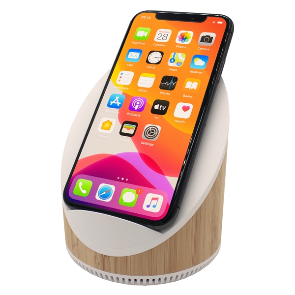 iBlu Phonic 15W Wireless Charger and Bluetooth Speaker - iBlu Phonic 15W Wireless Charger and Bluetooth Speaker - Image 1 of 1
