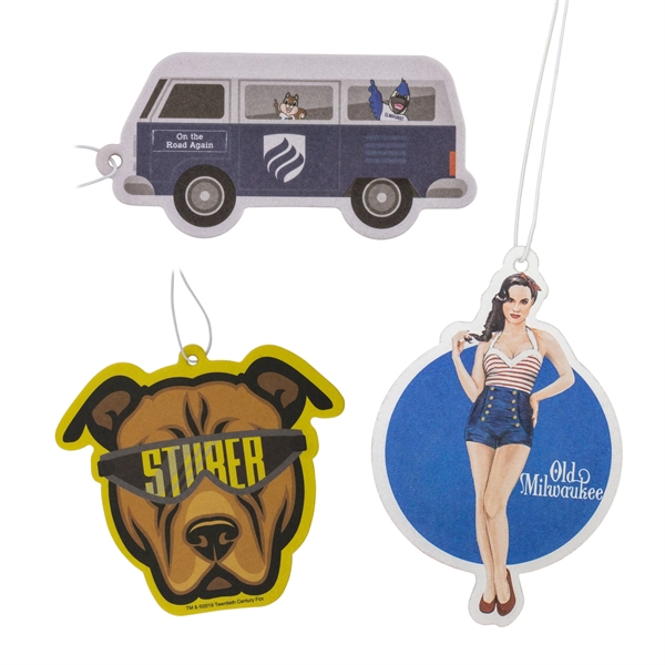 Custom Paper Air Freshener Custom Shape (no backing card)