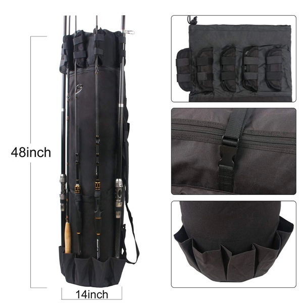 Fishing Pole Bag With Rod Holder - Fishing Pole Bag With Rod Holder - Image 3 of 3