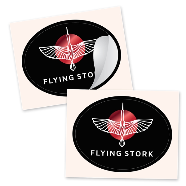 Oval Foil Stickers - Oval Foil Stickers - Image 0 of 4