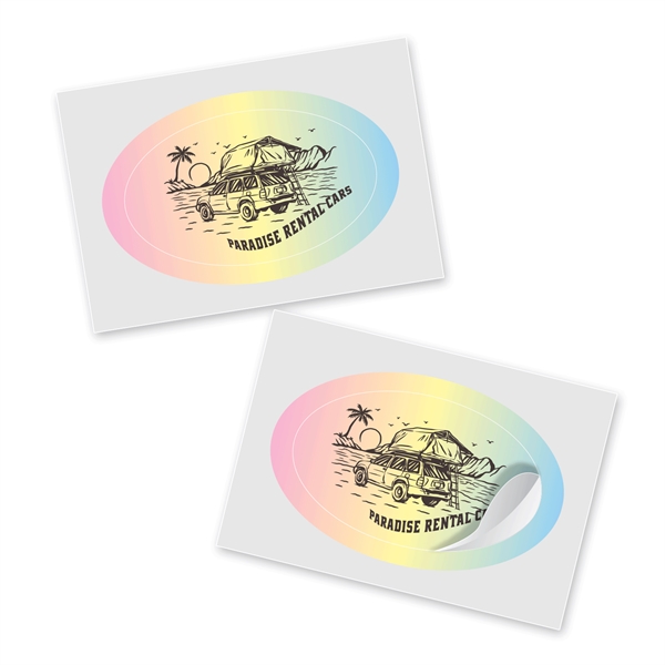 Oval Foil Stickers - Oval Foil Stickers - Image 3 of 4