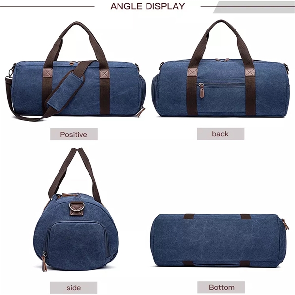 Canvas Duffle Bag - Canvas Duffle Bag - Image 2 of 3