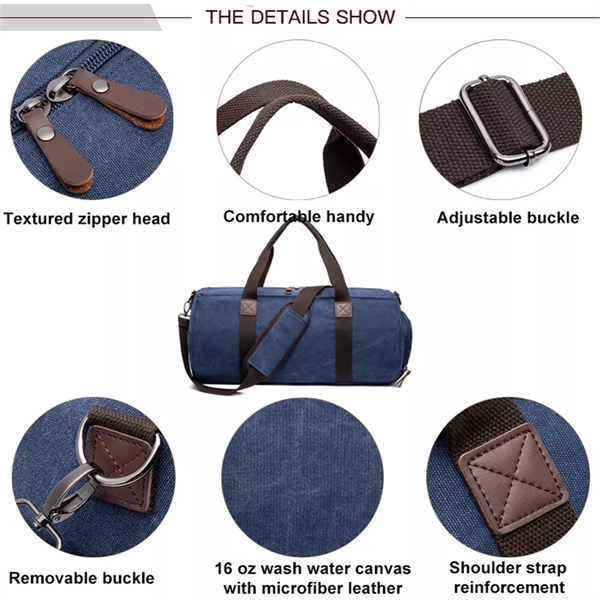 Canvas Duffle Bag - Canvas Duffle Bag - Image 3 of 3