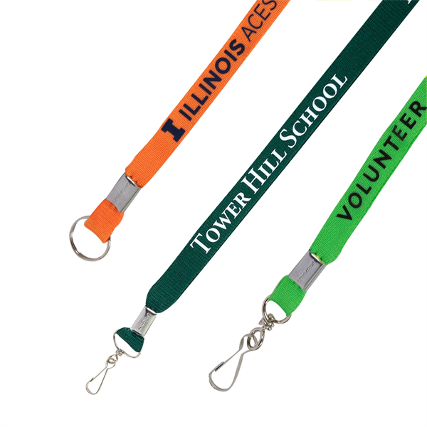 Eco Friendly Flat Polyester Lanyards - Eco Friendly Flat Polyester Lanyards - Image 0 of 3