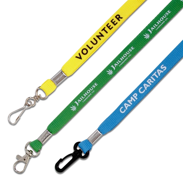 Eco Friendly Flat Polyester Lanyards - Eco Friendly Flat Polyester Lanyards - Image 2 of 3