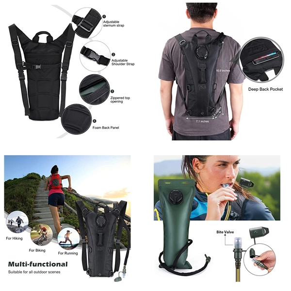 Hydration Pack Backpack With 3L Bladder - Hydration Pack Backpack With 3L Bladder - Image 1 of 2