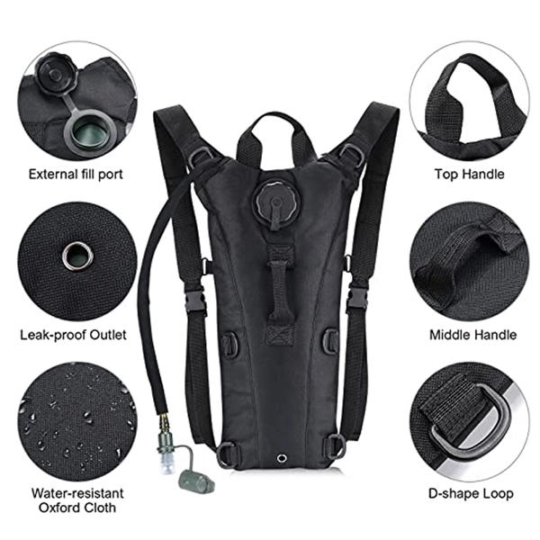 Hydration Pack Backpack With 3L Bladder - Hydration Pack Backpack With 3L Bladder - Image 2 of 2
