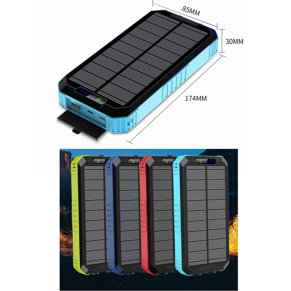 Solar Charger 30000Mah Power Bank Wireless Portable - Solar Charger 30000Mah Power Bank Wireless Portable - Image 2 of 4