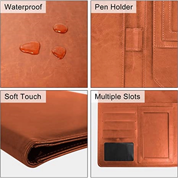 Business Portfolio Padfolio Pu Leather Folder - Business Portfolio Padfolio Pu Leather Folder - Image 1 of 2