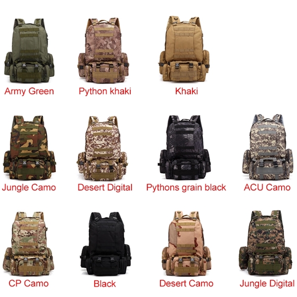 Military Oxford Outdoor Backpack - Military Oxford Outdoor Backpack - Image 1 of 4