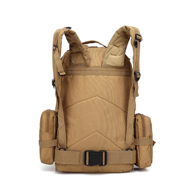 Military Oxford Outdoor Backpack - Military Oxford Outdoor Backpack - Image 3 of 4