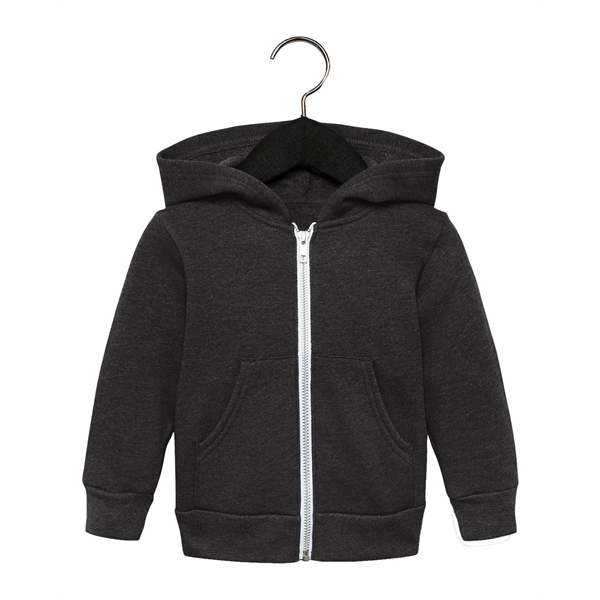 BELLA + CANVAS Toddler Sponge Fleece Full-Zip Hoodie - BELLA + CANVAS Toddler Sponge Fleece Full-Zip Hoodie - Image 2 of 10