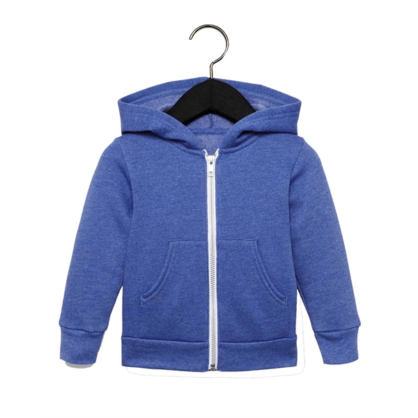 BELLA + CANVAS Toddler Sponge Fleece Full-Zip Hoodie - BELLA + CANVAS Toddler Sponge Fleece Full-Zip Hoodie - Image 4 of 10