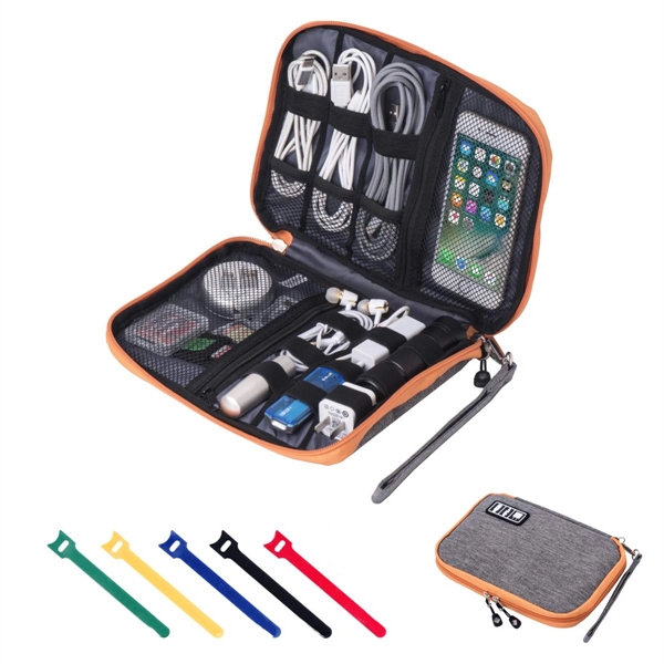 Travel Cable Organizer Pouch - Travel Cable Organizer Pouch - Image 1 of 4