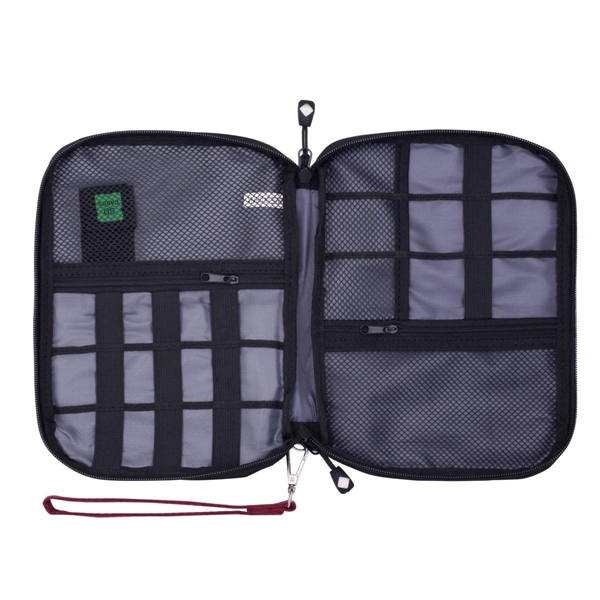 Travel Cable Organizer Pouch - Travel Cable Organizer Pouch - Image 3 of 4