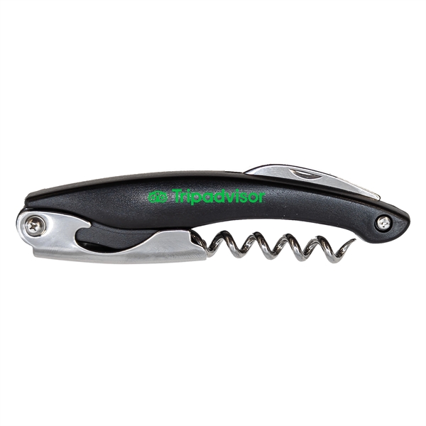 Bottle Opener, Corkscrew Opener With Knife - Bottle Opener, Corkscrew Opener With Knife - Image 0 of 4
