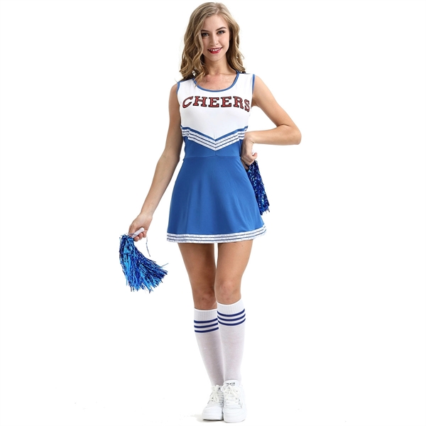 College Sports Cheerleader Uniform Outfit - College Sports Cheerleader Uniform Outfit - Image 13 of 32