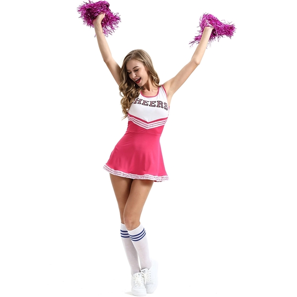 College Sports Cheerleader Uniform Outfit - College Sports Cheerleader Uniform Outfit - Image 17 of 32