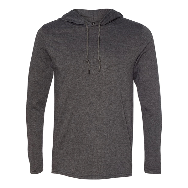 Gildan Men's Softstyle® Lightweight Hooded Long Sleeve T-... - Gildan Men's Softstyle® Lightweight Hooded Long Sleeve T-... - Image 7 of 12