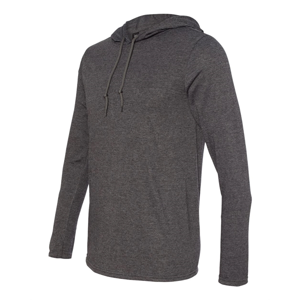 Gildan Men's Softstyle® Lightweight Hooded Long Sleeve T-... - Gildan Men's Softstyle® Lightweight Hooded Long Sleeve T-... - Image 9 of 12
