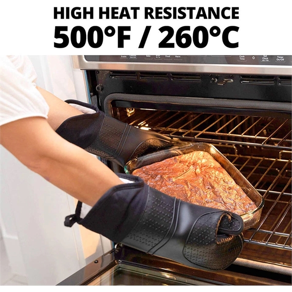 Professional Silicone Oven Mitts - Professional Silicone Oven Mitts - Image 2 of 3