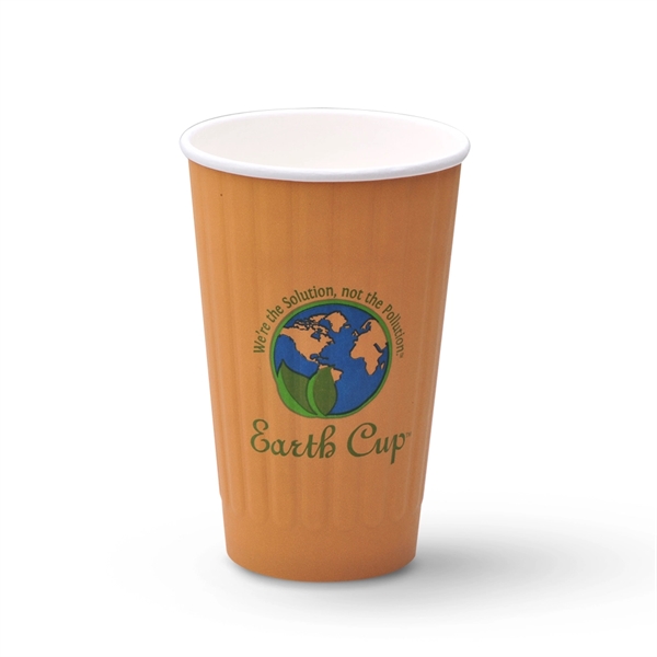 16 oz Double Wall Coffee Paper Cups - Disposable - Custom - 16 oz Double Wall Coffee Paper Cups - Disposable - Custom - Image 1 of 1