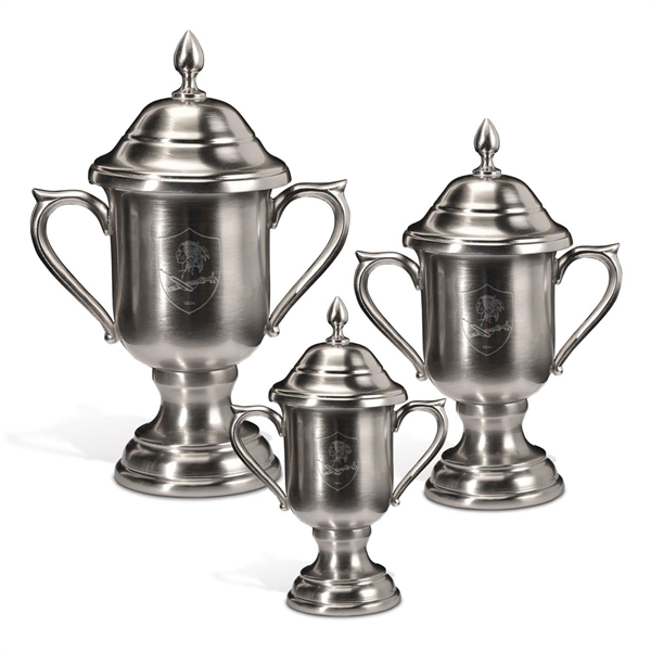 York Trophy Cup - 10-12" Loving w/ Pewter Finish - York Trophy Cup - 10-12" Loving w/ Pewter Finish - Image 0 of 1