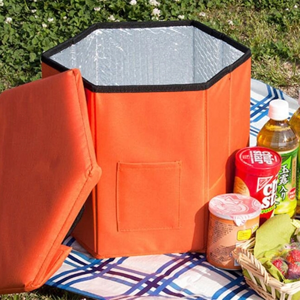 Hexagon Picnic Bingo Cooler Seat - Hexagon Picnic Bingo Cooler Seat - Image 5 of 6