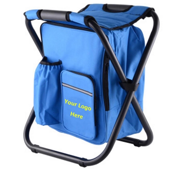 Folding Chair with insulated Cooler - Folding Chair with insulated Cooler - Image 1 of 2