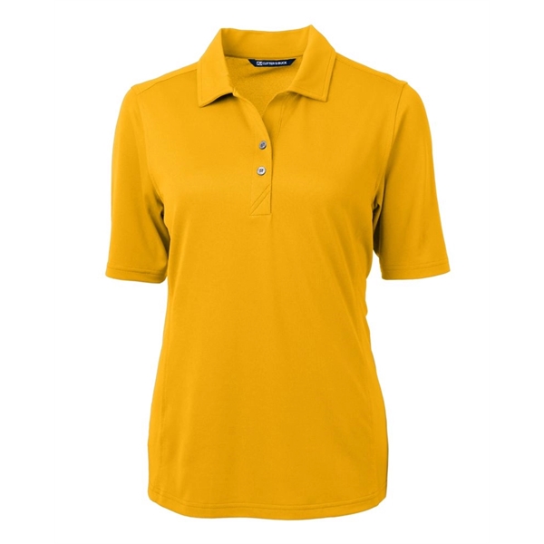 Cutter & Buck Virtue Eco Pique Recycled Womens Polo - Cutter & Buck Virtue Eco Pique Recycled Womens Polo - Image 18 of 35