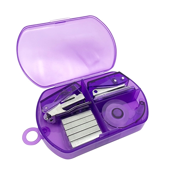 Mini Office Supply Set,Include Stapler,Tape Dispenser,H - Mini Office Supply Set,Include Stapler,Tape Dispenser,H - Image 1 of 3