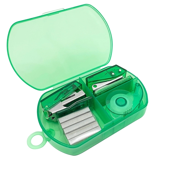 Mini Office Supply Set,Include Stapler,Tape Dispenser,H - Mini Office Supply Set,Include Stapler,Tape Dispenser,H - Image 2 of 3