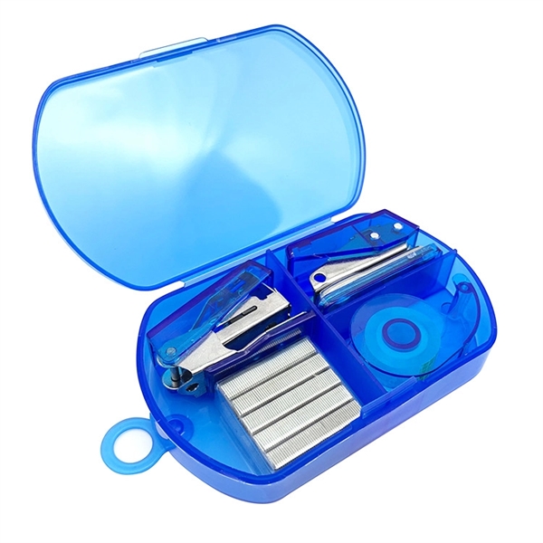 Mini Office Supply Set,Include Stapler,Tape Dispenser,H - Mini Office Supply Set,Include Stapler,Tape Dispenser,H - Image 3 of 3