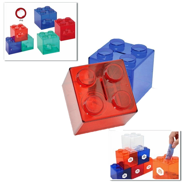Clear Plastic Coin Banks - Clear Plastic Coin Banks - Image 5 of 5