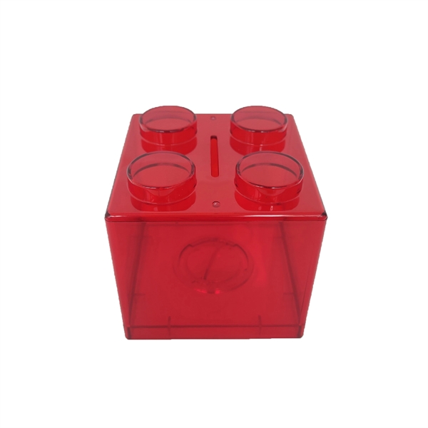 Clear Plastic Coin Banks - Clear Plastic Coin Banks - Image 1 of 5