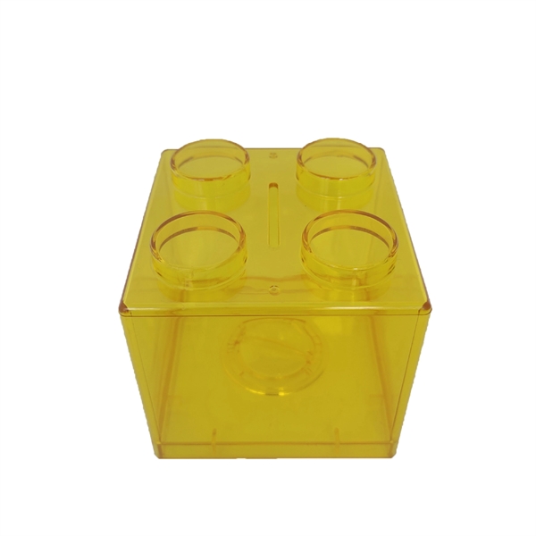 Clear Plastic Coin Banks - Clear Plastic Coin Banks - Image 4 of 5