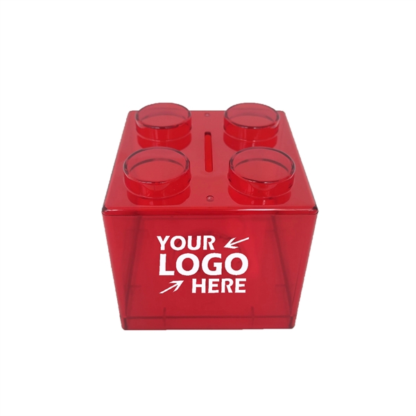 Clear Plastic Coin Banks - Clear Plastic Coin Banks - Image 0 of 5