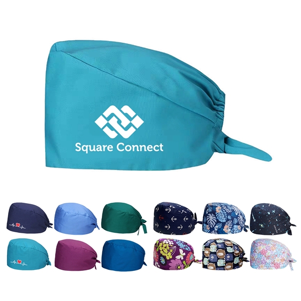 Medical Nurse Scrub Cap With Buttons - Medical Nurse Scrub Cap With Buttons - Image 0 of 0