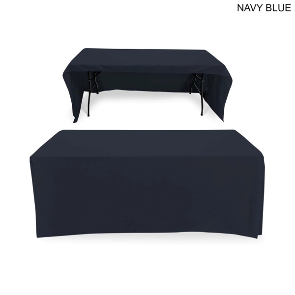 Custom Polycotton Twill Table Throw for 6' Table, Drape style