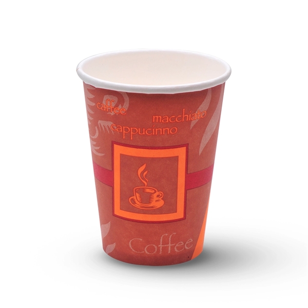 12 oz Disposable Hot Drink Coffee Paper Cups - Flexo - 12 oz Disposable Hot Drink Coffee Paper Cups - Flexo - Image 1 of 1