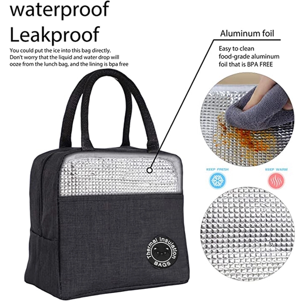 Insulated Lunch Tote Bag - Insulated Lunch Tote Bag - Image 1 of 3