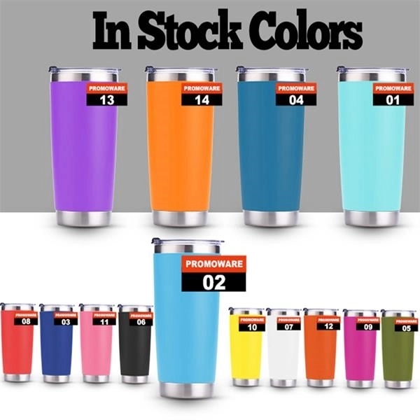 20 Oz Vacuum Insulated Tumbler - 20 Oz Vacuum Insulated Tumbler - Image 2 of 3